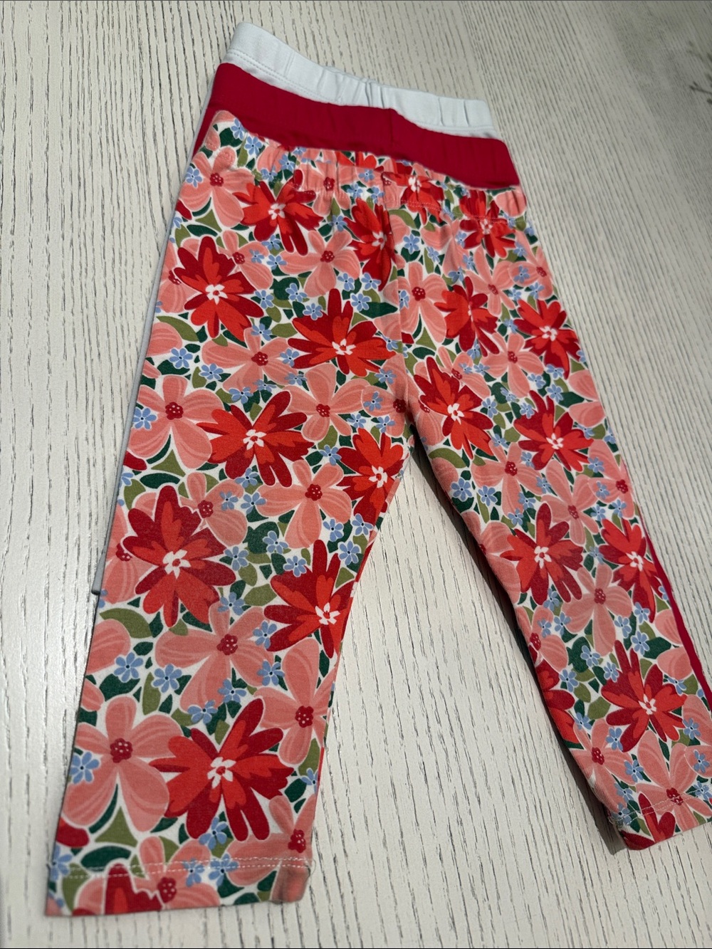 Set of Three Coordinated Cotton Knit Leggings - Mayoral and Lullaby Set
